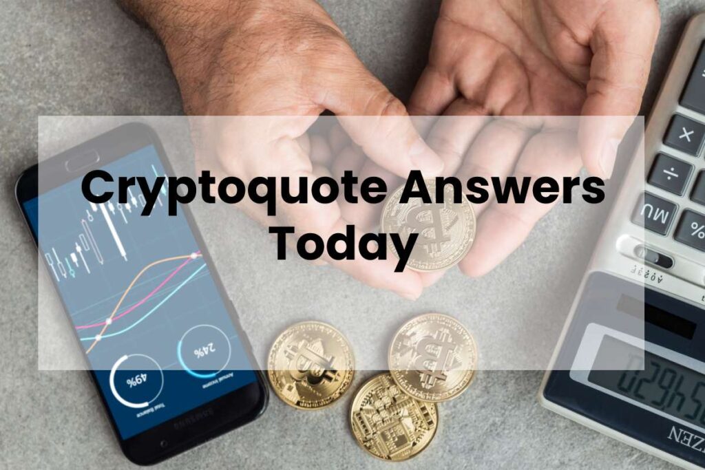 Today's Cryptoquote Answer