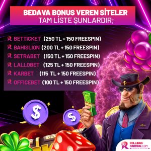 Bedava bonus veren siteler ve bahis siteleri avantajları inceleyin